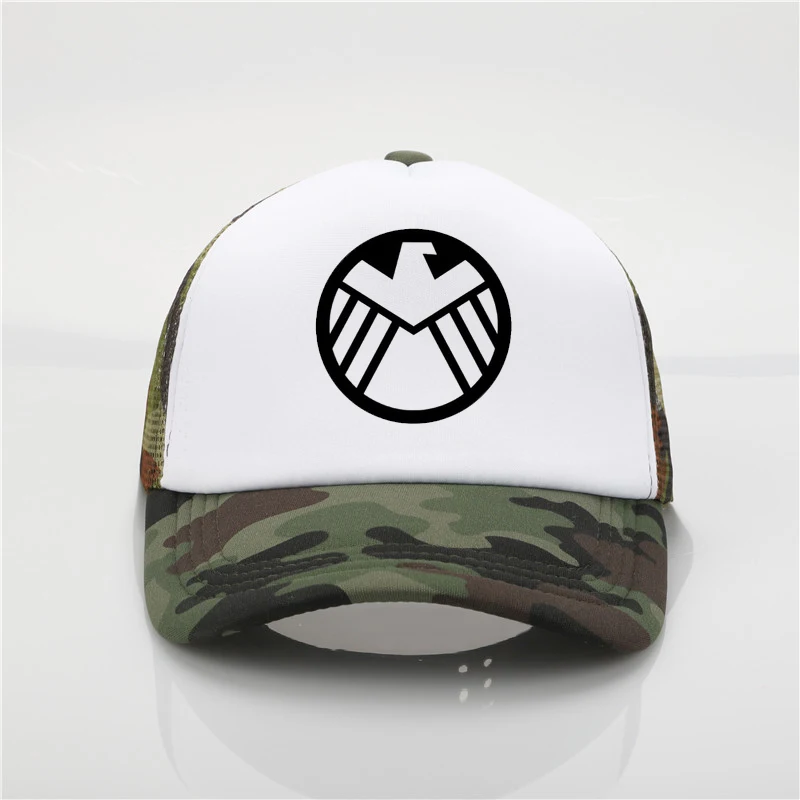 Модная шляпа Marvel агенты s.h.i.e.l. D. Бейсбольная кепка с принтом щит для мужчин wo мужская летняя кепка новая молодежная Солнцезащитная шляпа