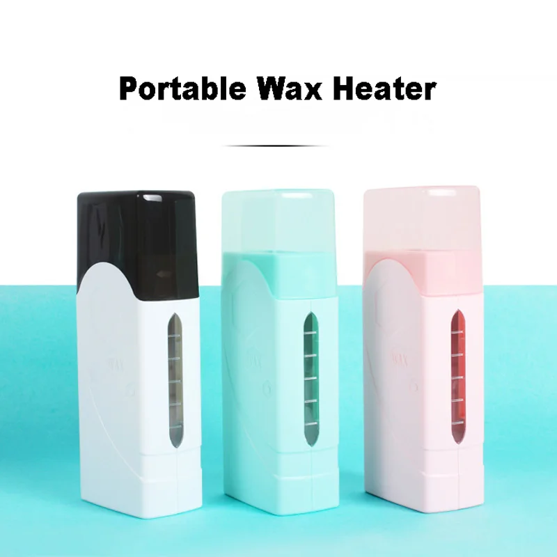 4 In 1 Electric Wax Heater Portable Personal Epilator Set 100ml Roller