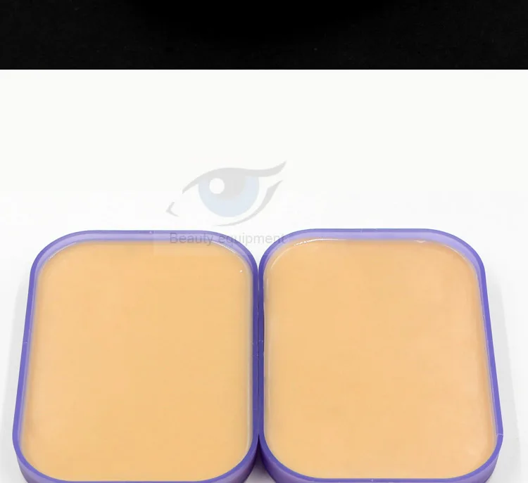 Ferramenta de Auxílio de Exercício de Silicone Ferramenta de Beleza Dupla Pálpebra Silicone Exercício Módulo Iniciante Sutura 6 Dupla pálpebra silicone exercício módulo iniciante sutura