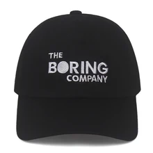 THE BORING COMPANY Dad хлопковая бейсболка с вышивкой для мужчин бейсболка женская, шапка хип хоп Bone Garros