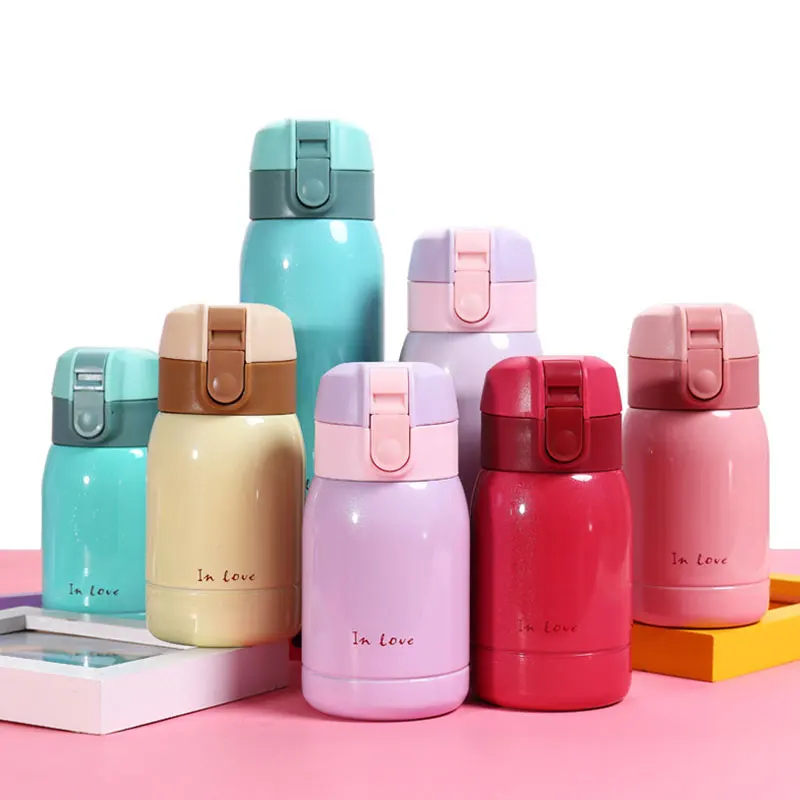 

Hot Cartoon Thermos Cup Water Bottle Stainless Steel Vacuum Flasks 200/360ML Thermo Cup Coffee Tea Travel Thermocup 2019 New