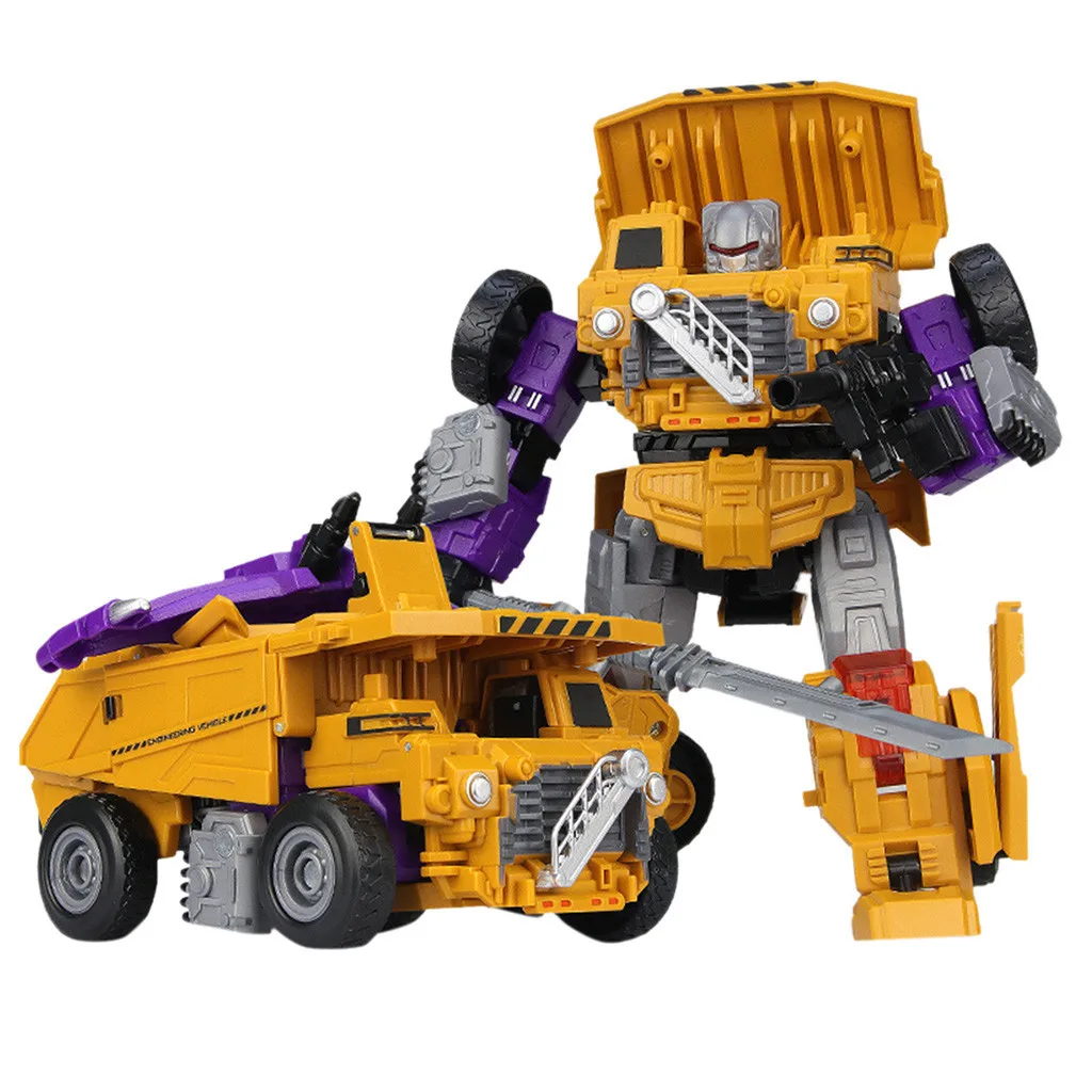 

Manual Deformation Robot Car Engineering Armor Vehicle Model Plastic Kids Toys Children Birthday Surprises #C