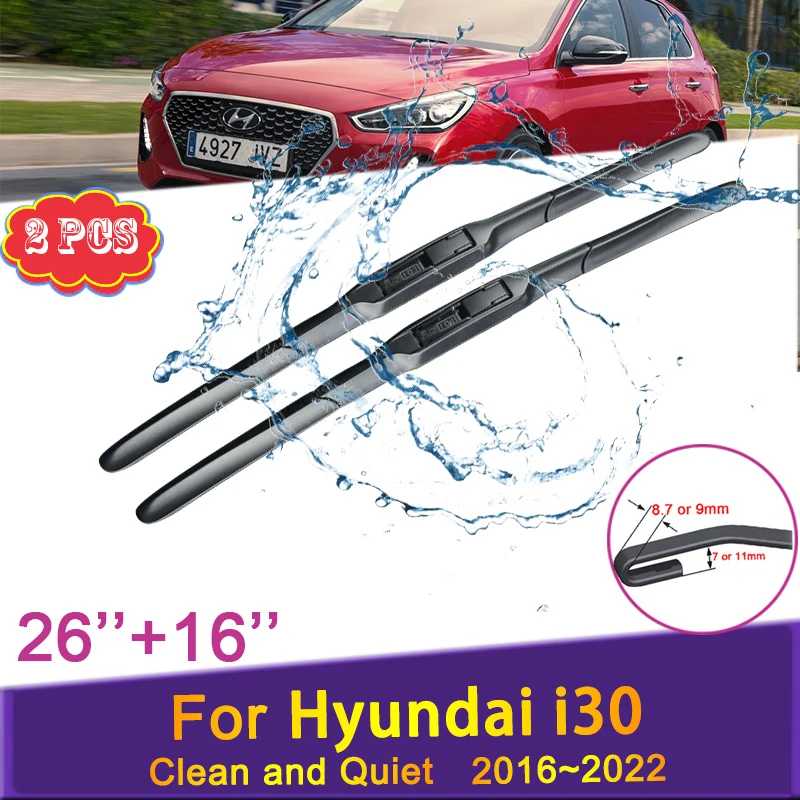 Front Windshield Wiper Blades Pair 26+17 OEM Quality For Infiniti I30