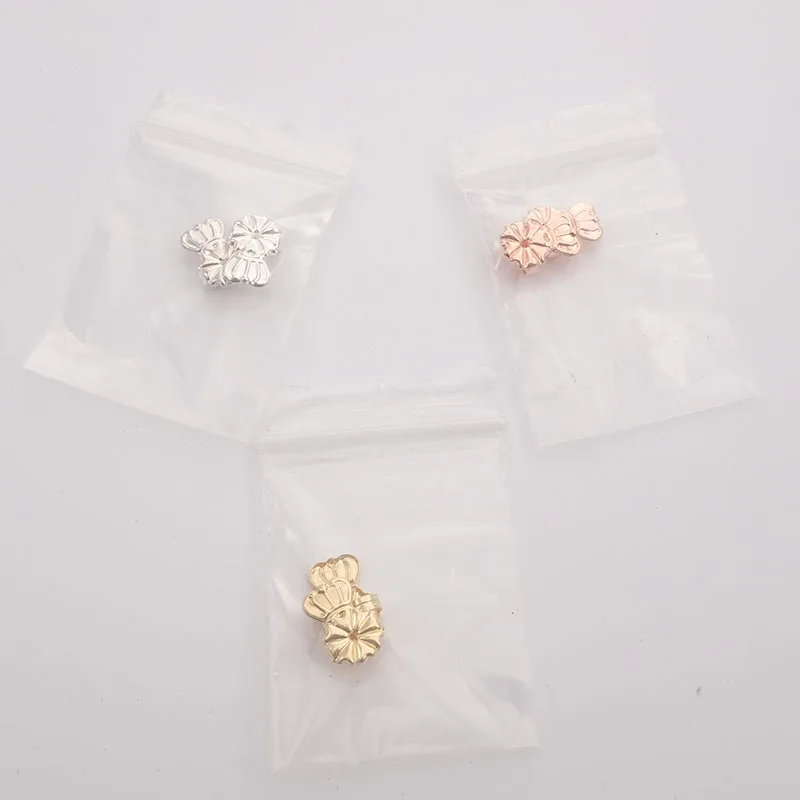 Wholesale Love Heart Flower Butterfly Earring Lifter Backs Support Lifts Hypoallergenic Fits Post Earrings for Women Ear Jewelry