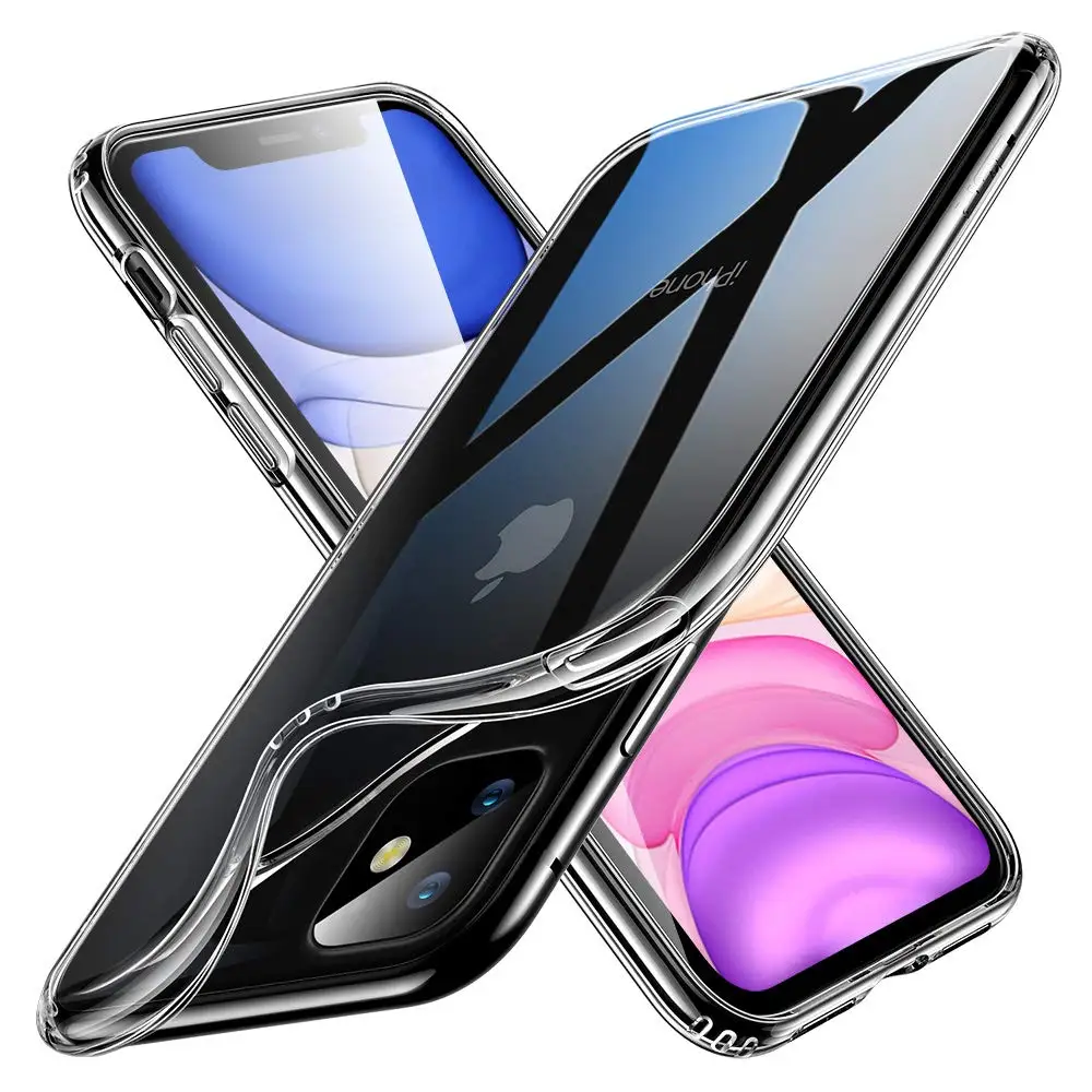

For Apple iPhone 11 Case Ultra Thin Clear Soft TPU Clear Case Cover For Apple iPhone 11 Pro Max Coque Fundas