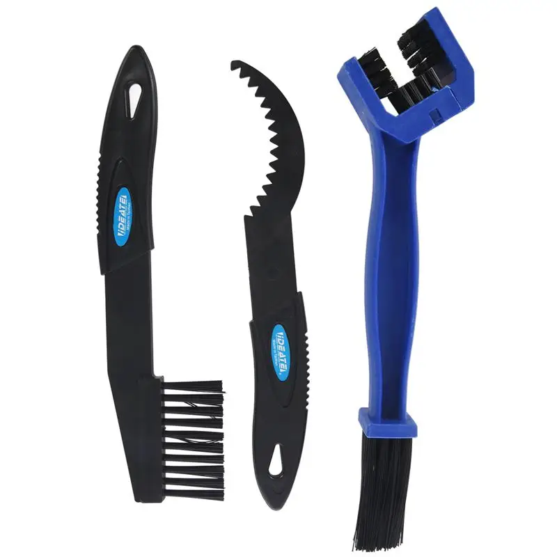 

3Pcs Machine Motorcycle Bike Chain Wheel Clean Cleaning Brush Motorbike Tool Set