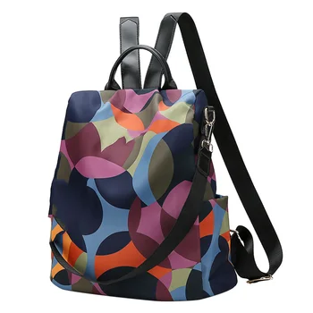 

Cool Retro Multi-Functional Backpack Large Capacity Nylon Backpack Women Travel Shopping XIN-Shipping