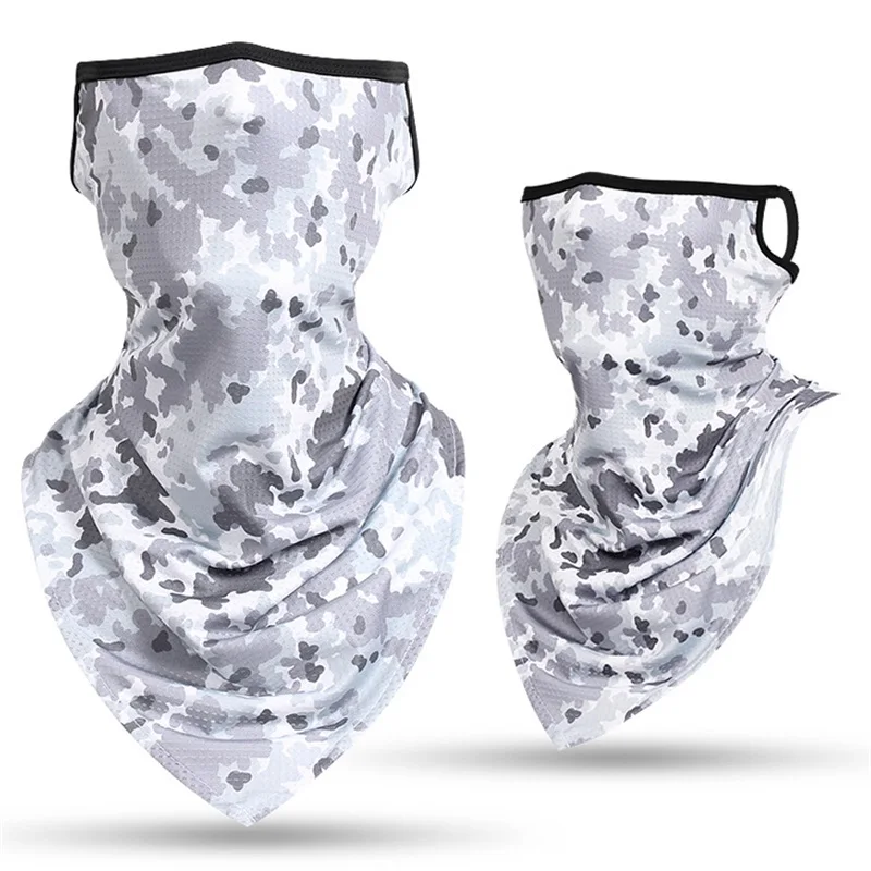 Hot new Triangle Scarf Tube Camo Hanging Ear Scarves Face Covers Mask Military  Bandana Windproof Neck Gaiter Headband Men Women mens designer scarf