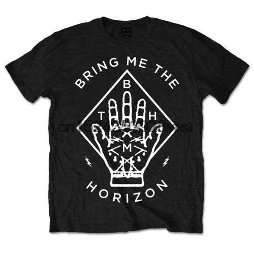 Футболка с бриллиантами Bring Me The Horizon BMTH | Мужская одежда