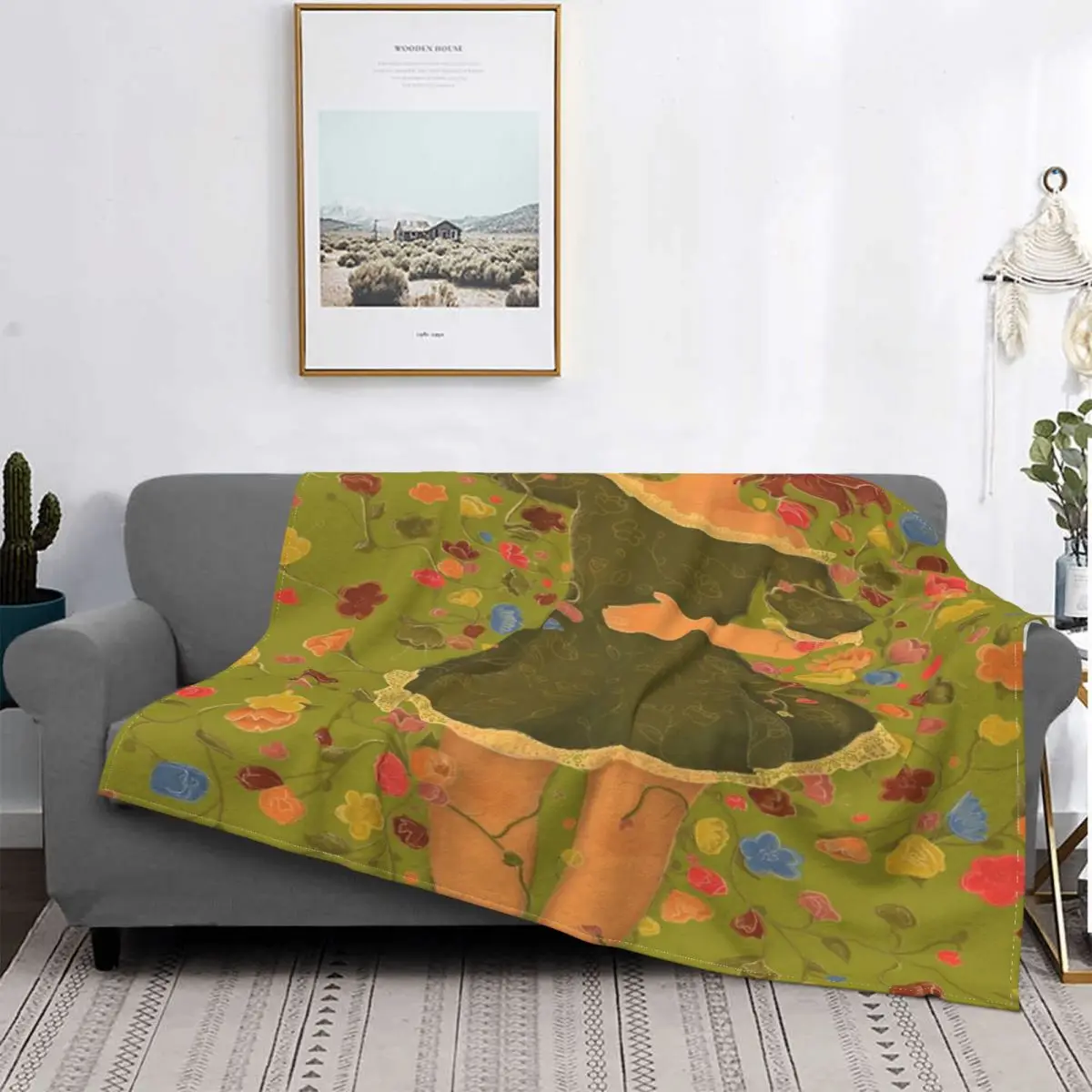 Manta De Elfo In Un Prado, Colcha De Cama A Cuadros, Ropa De Cama A Cuadros, Sofá, Manta Tcw Mica A Cuadros Y Fundas