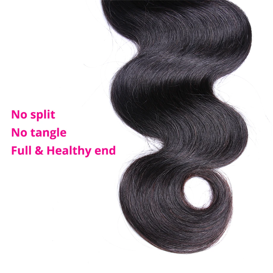 Body Wave Human Hair Bundles Remy Hair Water Wavy Bundles Weaves Doule Drawn Natural Color 100% Human