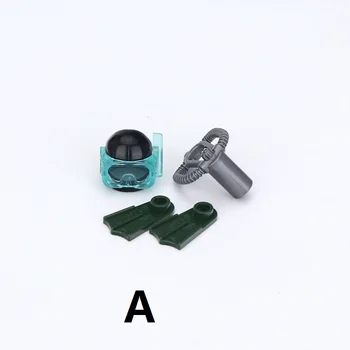 

Diving equipment Clothes Soldier Military MOC ww2 Swat police Weapons Brick City building blocks Parts min Toy figures playmobil