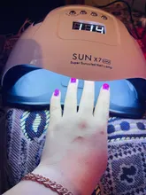 220W SUN X7 Max secador de uñas pantalla LCD 57 LED secador de uñas lámpara UV LED para curado Gel polaco Auto sensor lámpara para uñas