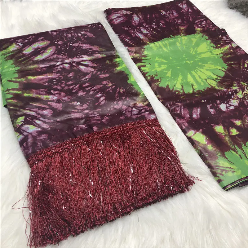 Mali Guinea бязь брокад Дамасская ткань для платьев красивый головной убор Красивая Bazin Brode ткань 5+ 2 ярдов BT30