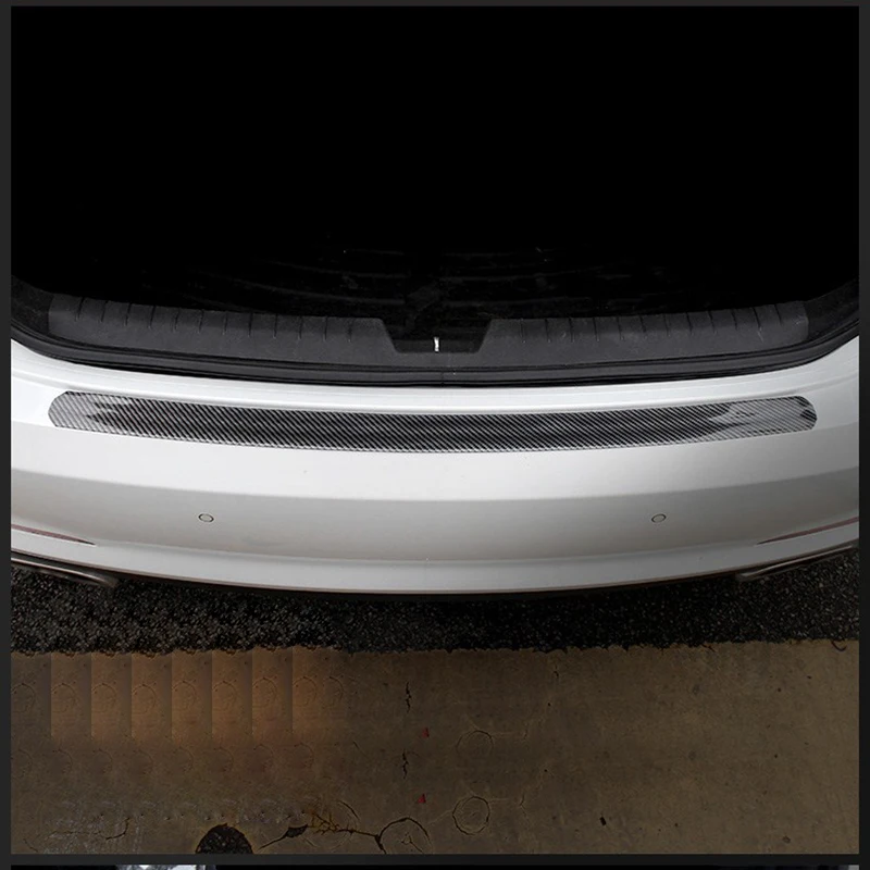 Универсальный автомобильный протектор для двери, защита края, автомобильные наклейки, 5D углеродное волокно, резиновый бампер, защита, защита от Краш, полоса 1 м/шт