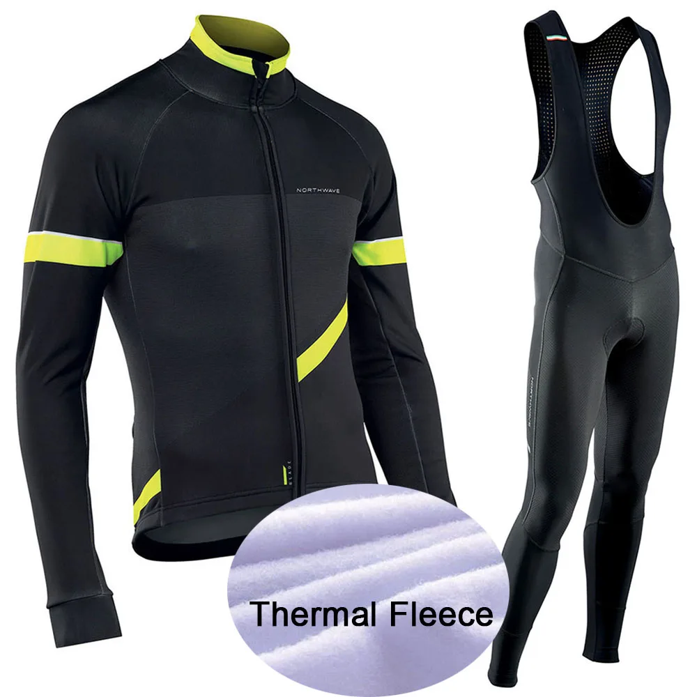 Northwave Pro Team Зимняя одежда для велоспорта дышащая Ropa Ciclismo Одежда с длинным рукавом для горного велосипеда одежда для спорта на открытом воздухе