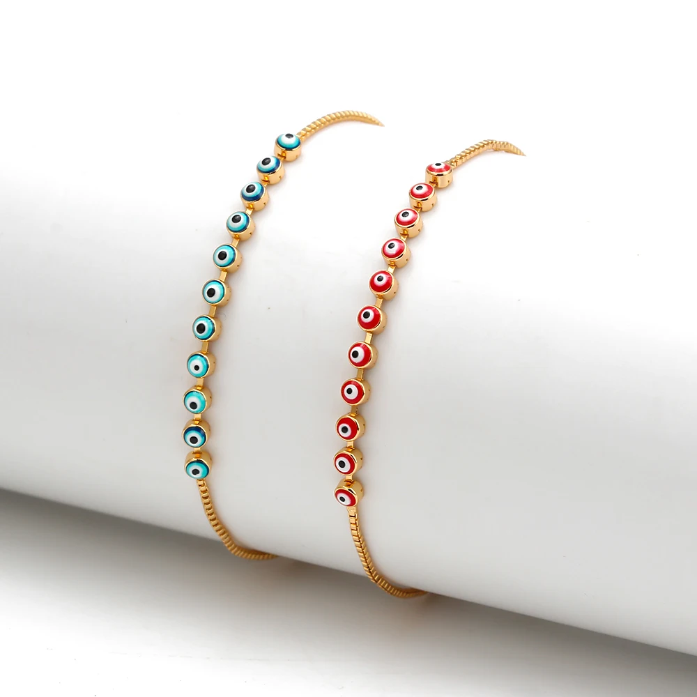 MEIBEADS 1 шт. турецкий синий красный бисер, от сглаза Телескопический браслет браслеты подходят для женщин осенний орнамент Pulseras Mujer ювелирные изделия