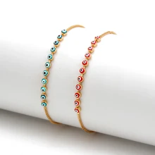 MEIBEADS 1 шт. турецкий синий красный бисер, от сглаза Телескопический браслет браслеты подходят для женщин осенний орнамент Pulseras Mujer ювелирные изделия