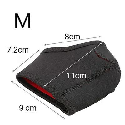 Size M 1 пара черные ботинки из эластичной ткани силиконовая увлажняющая Гелеобразные напяточники носки треснувший сухой уход за кожей ног защитные стельки носки Уход за ногами - Цвет: Size M