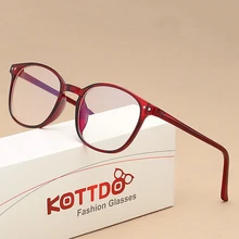KOTTDO, классические круглые оправы для очков для женщин, винтажные оправы для очков по рецепту для мужчин, пластиковая оправа для очков