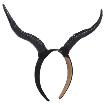 

Simulation Antelope Horn Headband Halloween Hair Hoop Cosplay Gothic Headpieces