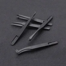 8 шт. Многофункциональный антистатический углеродное волокно электронный Пинцет Комплект ESD пластик Forcep PCB ремонт ручные инструменты набор щипцов