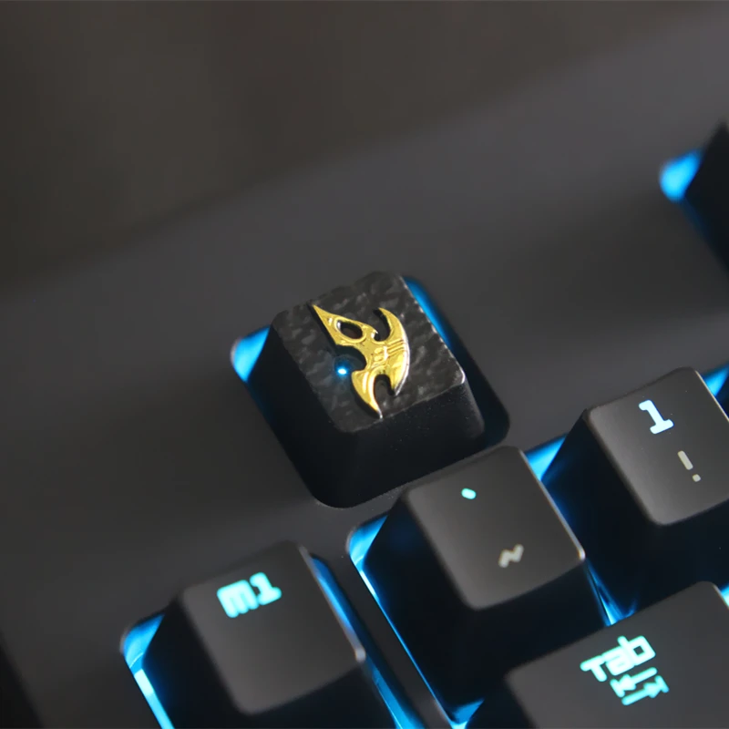 KeyStone Keycap 1 шт. рельефная игра 3D тема алюминиевый сплав металлические механические