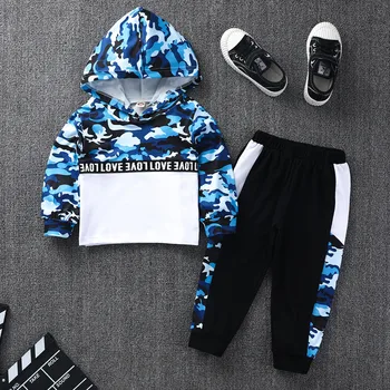 

Camouflage Clothes Kids Boys Clothing Set Cool Hoodie Sweatshirt Pants Spring Kids Clothes Sets For Boys Outfits 2020 Boys Suits