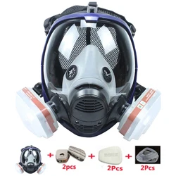 Masque chimique 6800 7 en 1, masque à gaz, anti poussière, respirateur, peinture, Pesticide, Spray, filtres en Silicone pour soudage en laboratoire 