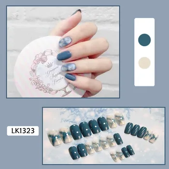 

Nail Art Stickers Decoration Long Lasting Reusable Nail Tips Decals for Women B88