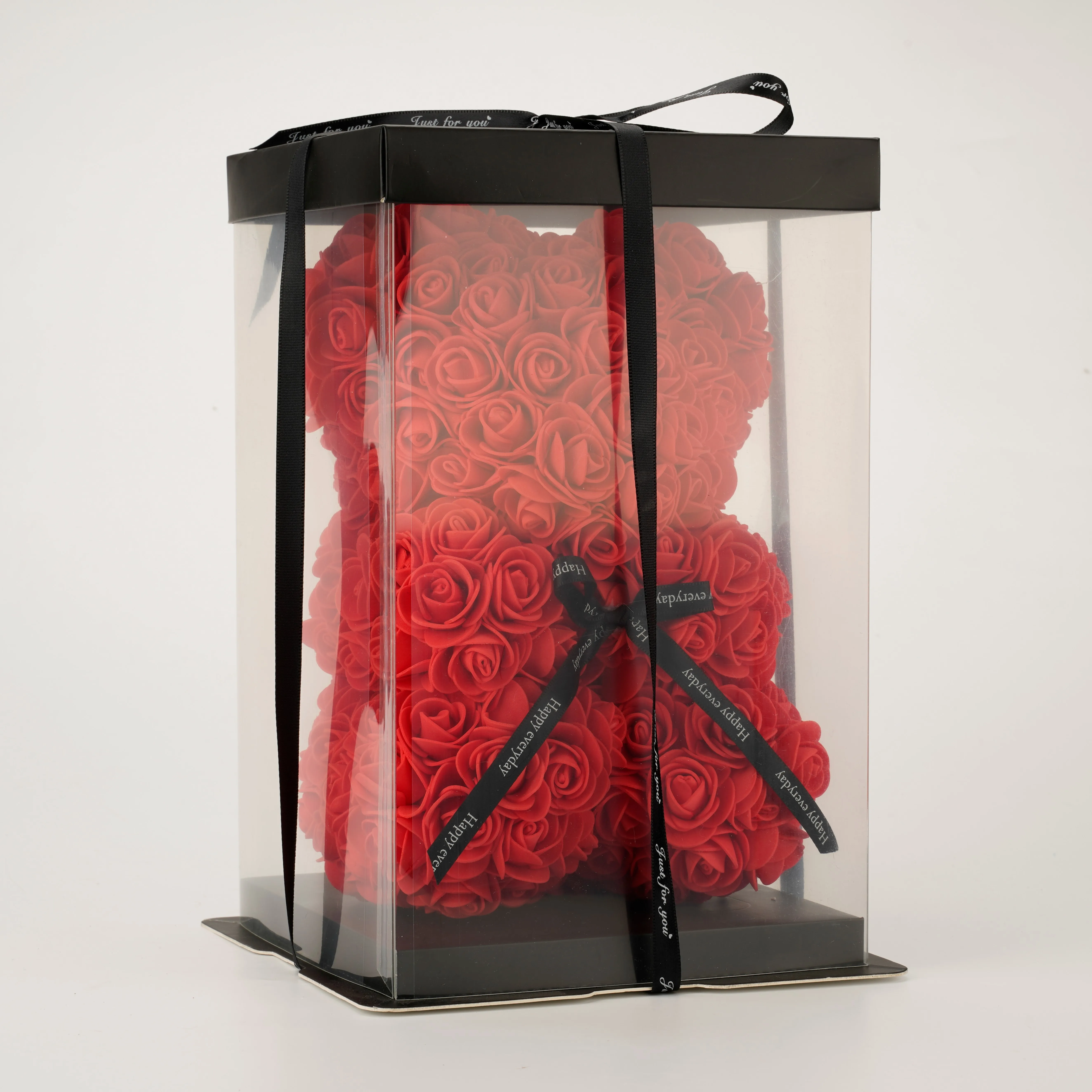 Розы Медведь Подарочная коробка День Святого Валентина плюшевые медведи