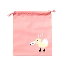 Многофункциональная сумка для хранения на шнурке, Женская мультяшная косметичка, органайзер для путешествий, для мытья одежды, косметичка, косметички