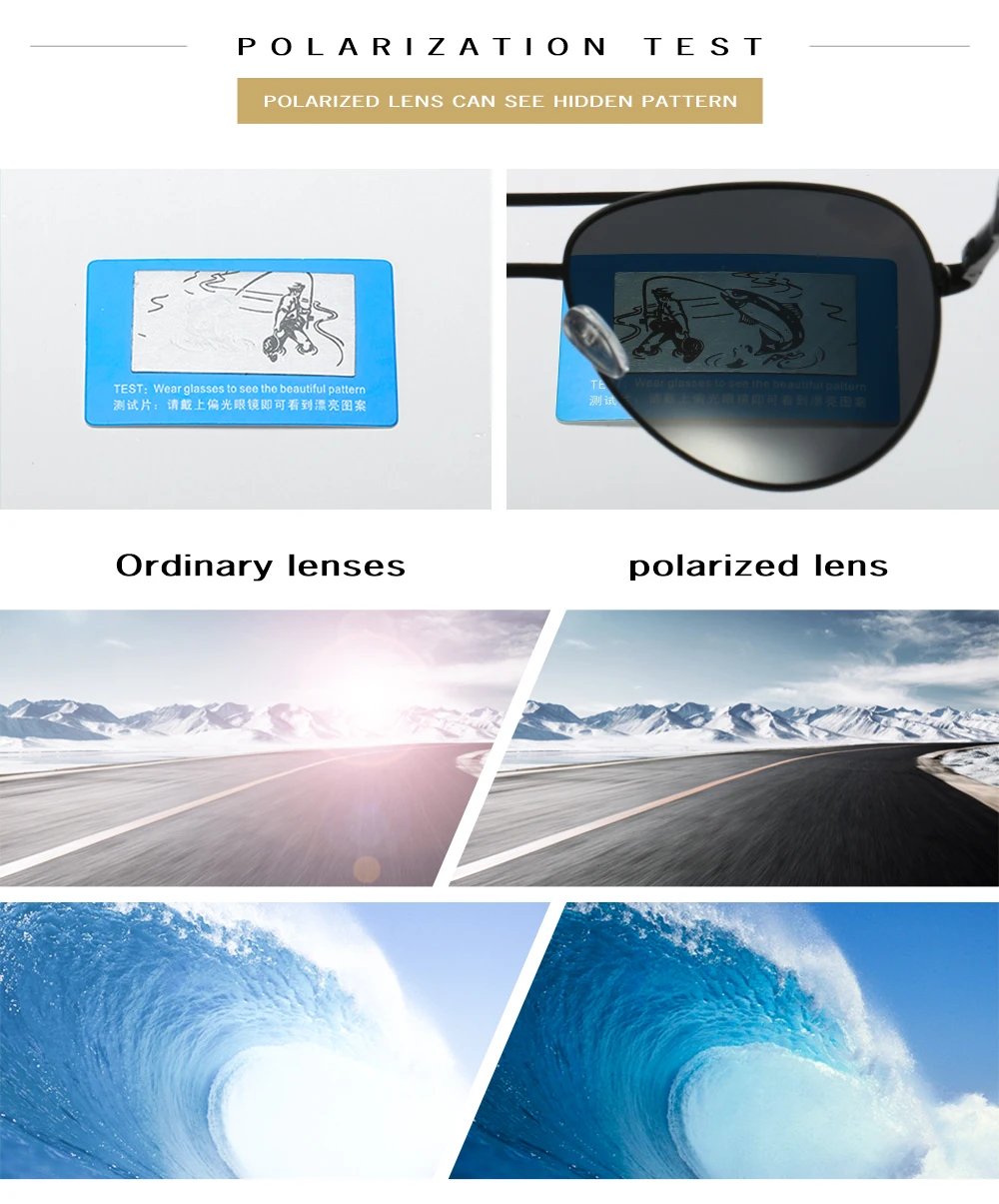 Классические поляроидные солнцезащитные очки Для мужчин Брендовая Дизайнерская обувь оттенки пилот вождения солнцезащитные очки, зеркальные авиационные защитные очки UV400 Oculos De Sol masculino