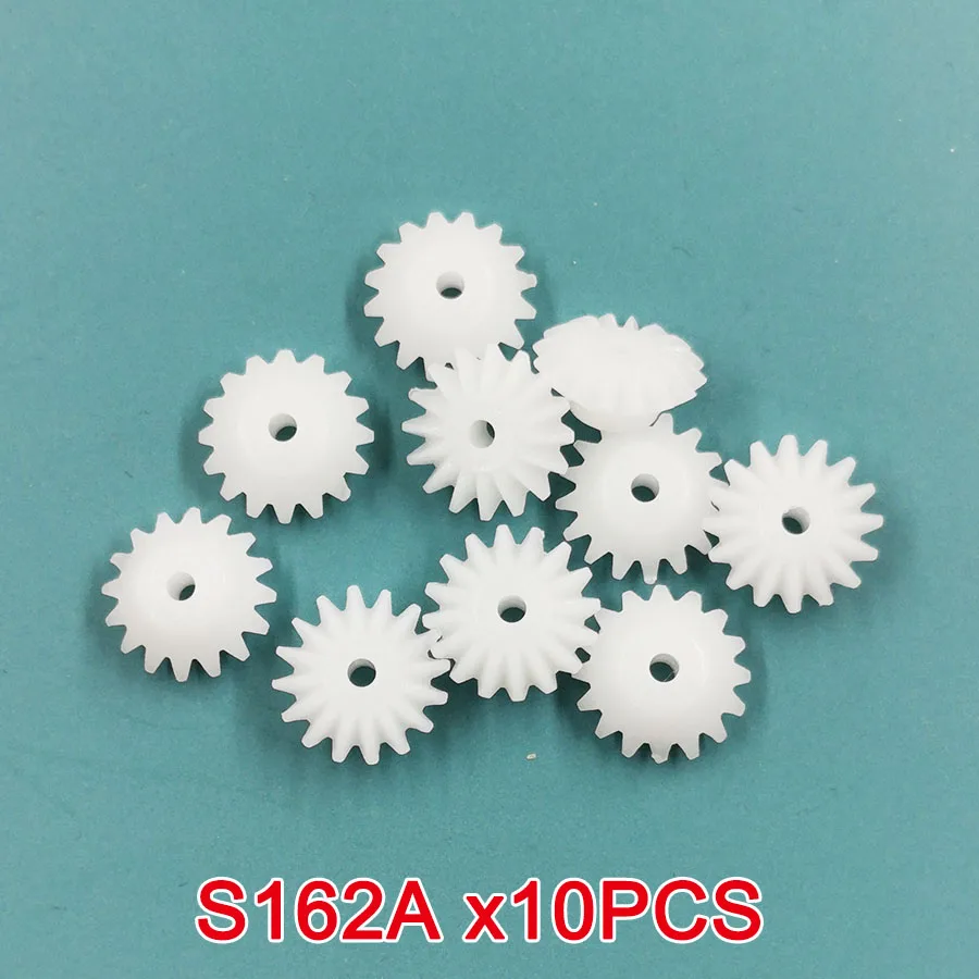 10PCS/LOT S162A S163A S122.5A Bevel Pinion 11.2mm/ 9mm Diameter 16T / 12 Teeth Conical Gear Motor Gear Transmission Gear Electric Bike Gear Cassette Deck Tape Gear Electric Chain Saw Gear