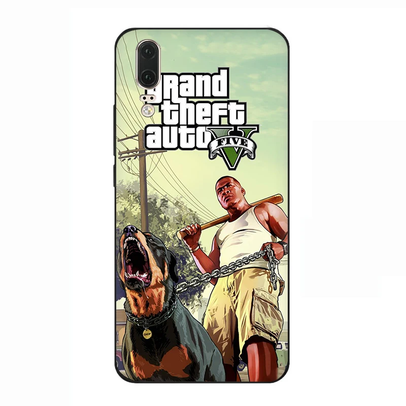 B3 EWAU Grand Theft Auto GTA V силиконовый телефон чехол для Huawei P8 P9 P10 P20 P30 Lite Mini Pro P Smart Z Plus - Цвет: B3