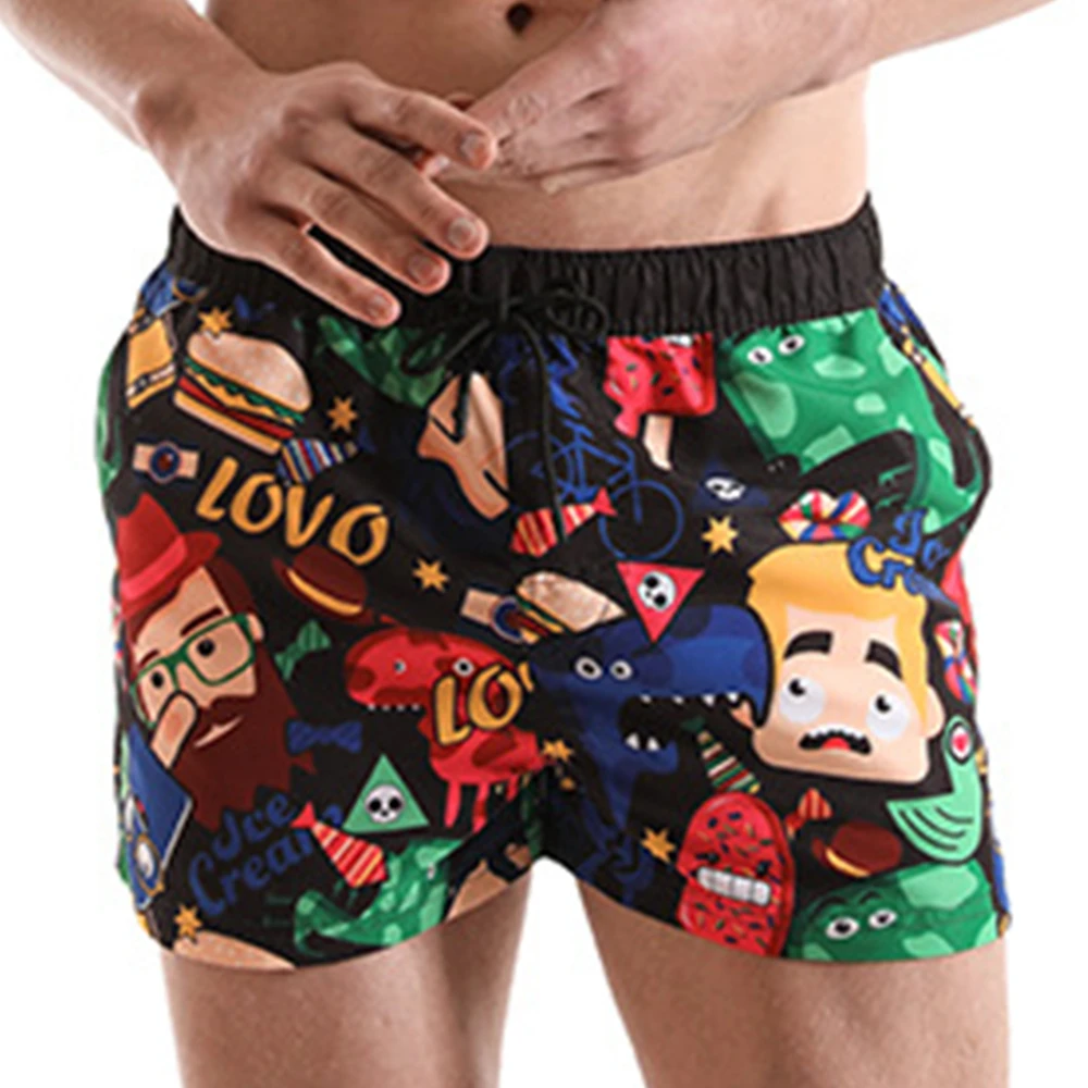 UXH Men's Sports Short Beach Shorts Bermuda Board Shorts Surfing Swimming Boxer Trunks Bathing Suits Swimwear Swimsuits
