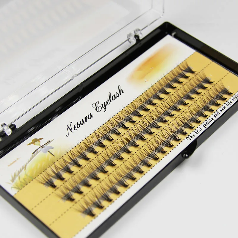 

New Arrival Luxury Grafting Eyelashes 6d Natrual mink hair silk lashes eyelash extensions fake lashes 0.07 thickness