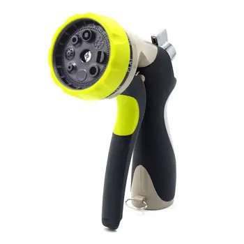 

Zinc Alloy Front Wrench Type Multifunctional Gardening Watering Nozzle 8 Functions Watering Water Gun