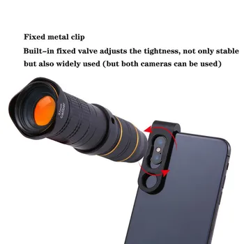 

Aluminum Alloy Mobile Phone Universal HD Mobile Phone 18-30 Zoom Lens Dual Focus Telephoto Focus Lens
