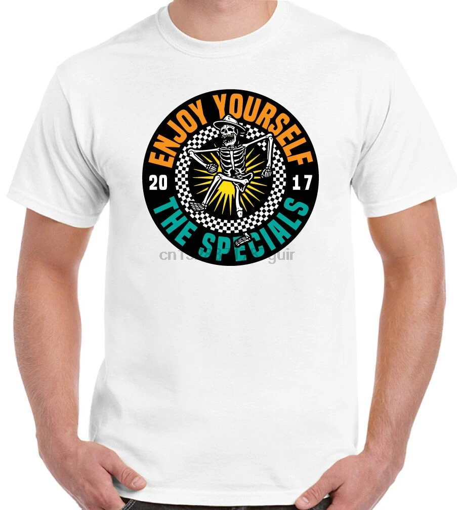 Enjoy Yourself The Specials Мужская футболка 2 tone 2Tone СКА Регги Музыка 80| |