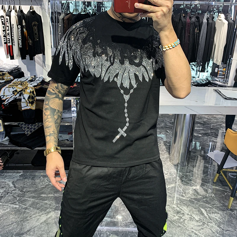 Luxury T-shirt for men - Amiri black T-shirt