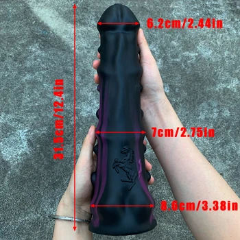Colorful Huge Horse Dildo Animal Penis Dick With Strong Suction Cup Sex Toys For Women Flirt Sex Product Anal Massager Anal Plug 6