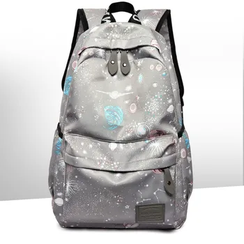 

Men's Printed Backpack Fresh Style Travel Bag Oxford Cloth Casual Backpack Student Bagschool Bags for Teenage Girls B17