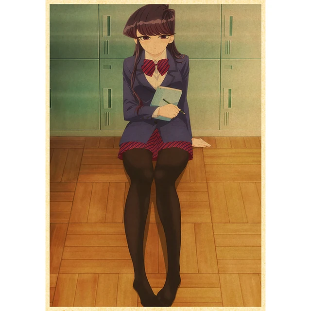 Komyushou Desu Posters Anime Komi Cant Communicate Poster Kraft Paper Vintage Home Room Art Wall Stickers 46