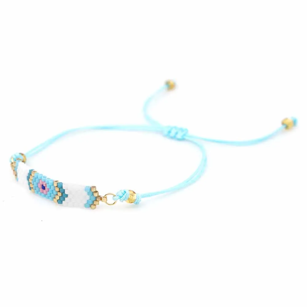 Go2boho Турецкий Дурной глаз браслеты для женщин MIYUKI браслет Pulseras Mujer Moda ювелирные изделия бохо шик ручной работы аксессуары нарукавная повязка