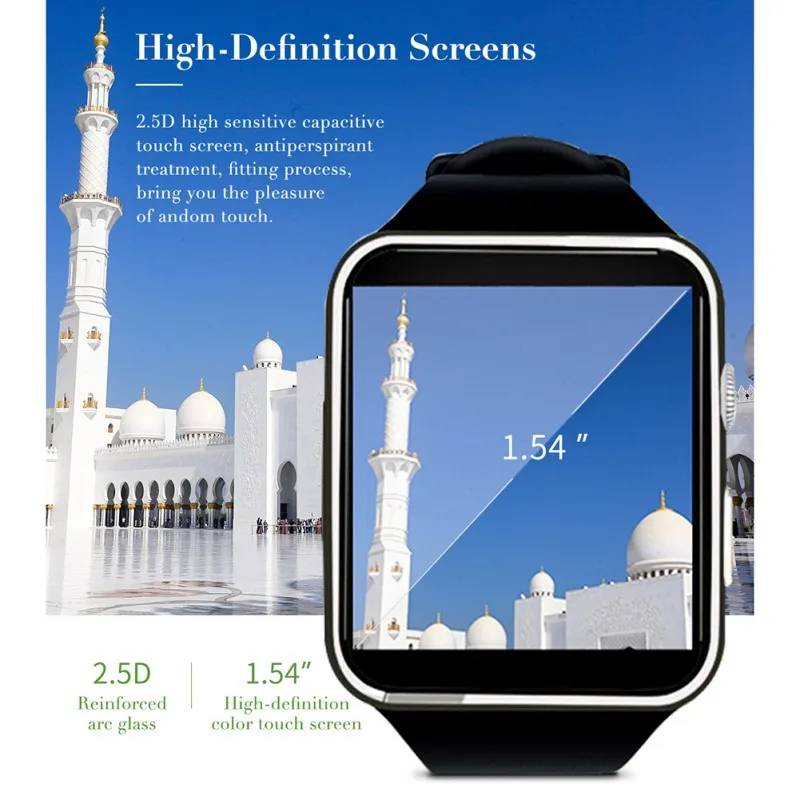 

Cool Muslim Pilgrimage SmartWatch With Direction Time Reminder Location Mekka Kaaba Multi-functional Smart Watch Wristband