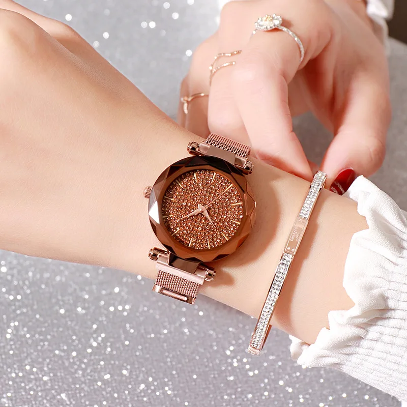 

Gedi Douyin Celebrity Style Watch Women's Star Fashion Network Red Steel Belt Quartz WOMEN'S Watch 2019-Ladies' Watch Waterproof