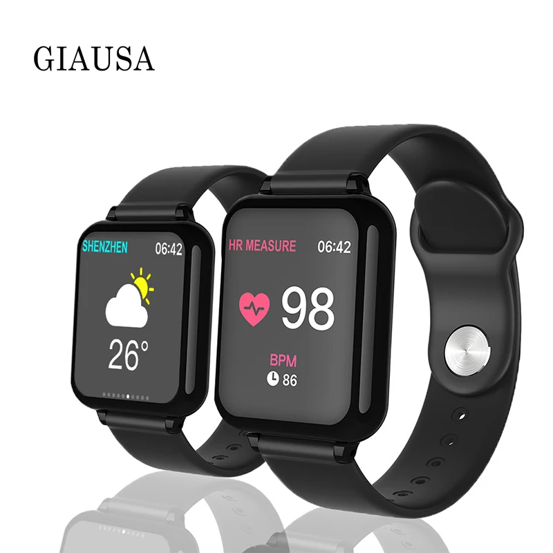 Bluetooth Smartwatch спортивные часы B57 наручные кровяное давление для мужчин и женщин