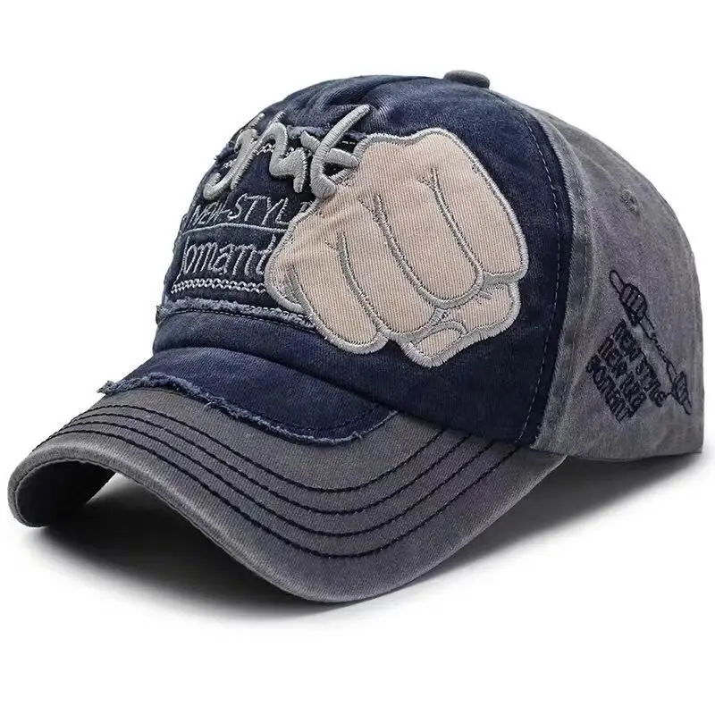 Snapback бейсбольная кепка Borduren hoed voor mannen vrouwen Katoen, повседневная сетчатая Кепка в стиле хип-хоп, Кепка унисекс, pet groothandel
