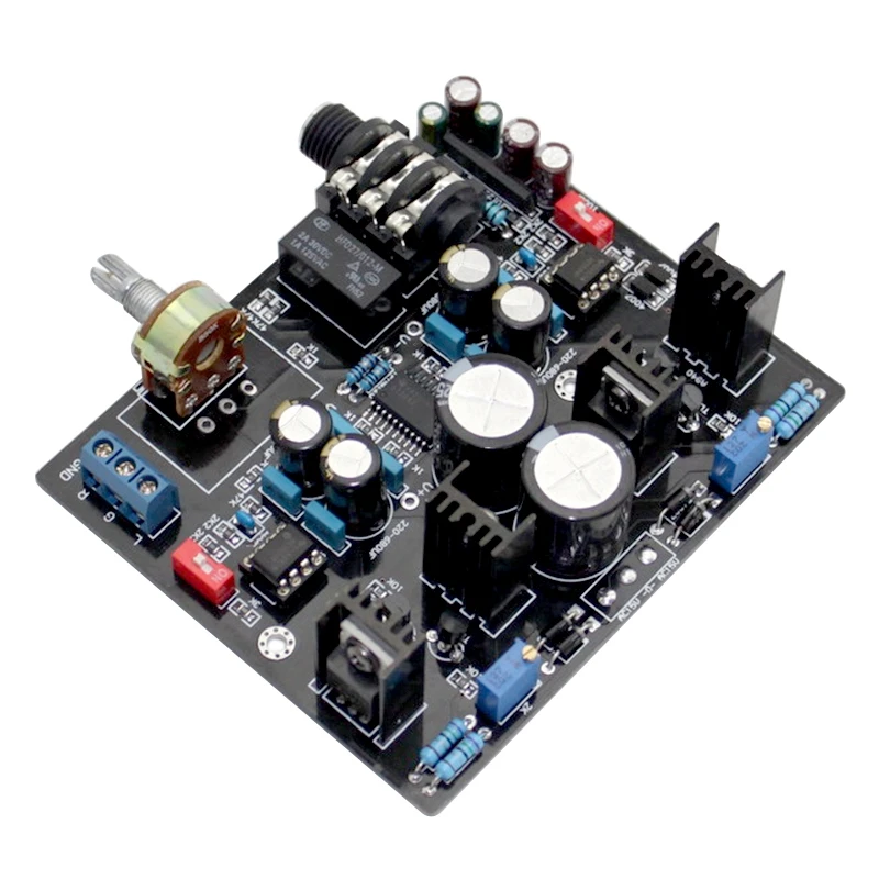 

BESTTPA6120A Headphone Amplifier Board NE5534 for 32-600 Ohm Speaker with Headphone Protection